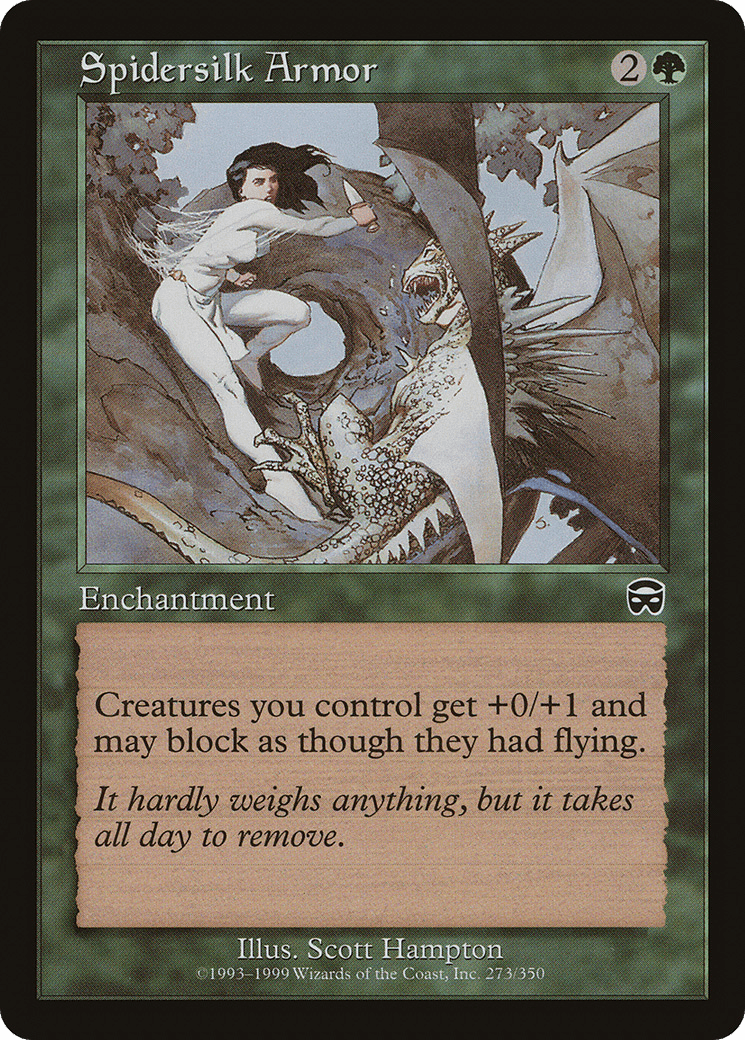 Spidersilk Armor [Mercadian Masques] Foil