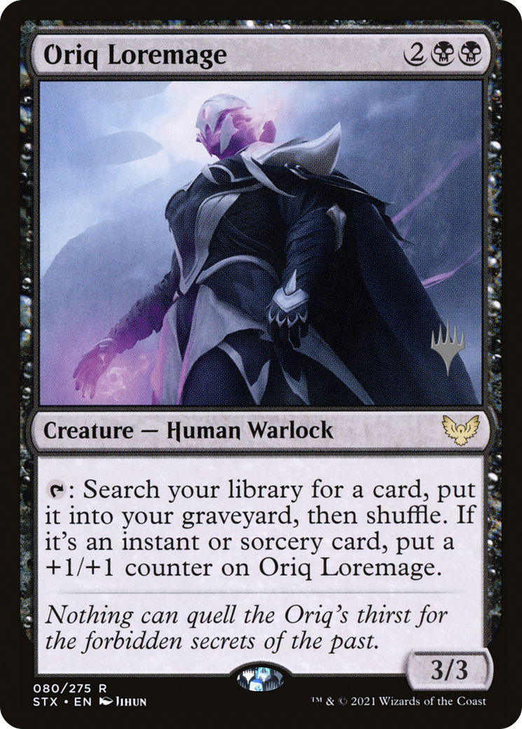 Oriq Loremage (Promo Pack) [Strixhaven: School of Mages Promos] Foil