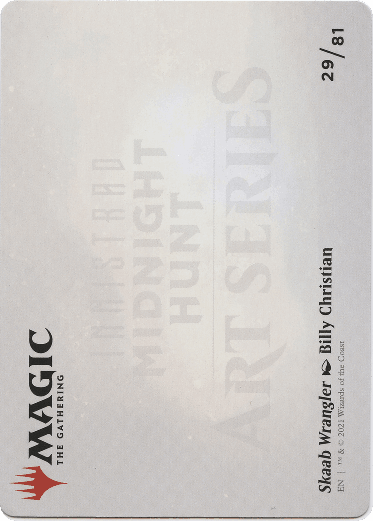 Skaab Wrangler // Skaab Wrangler (AMID-029) - Midnight Hunt Art Series (Borderless)