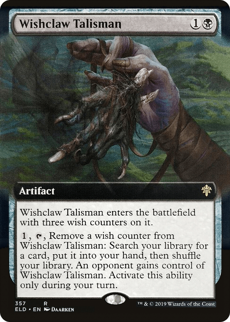 Wishclaw Talisman (Extended Art) [Throne of Eldraine] Foil