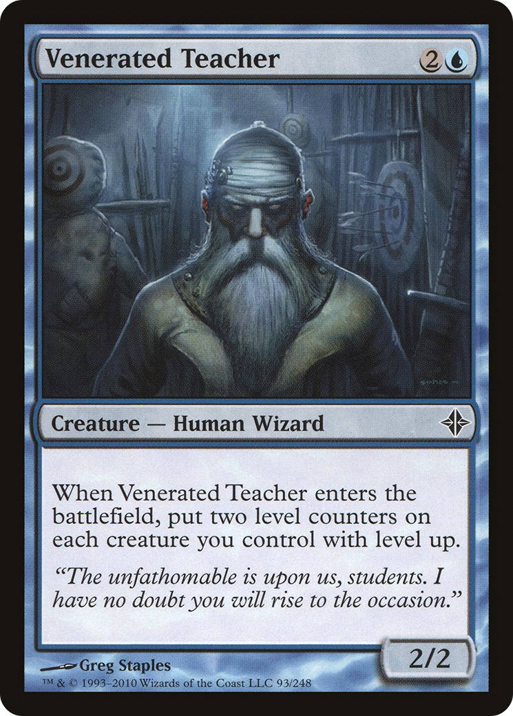 Venerated Teacher [Rise of the Eldrazi] Foil