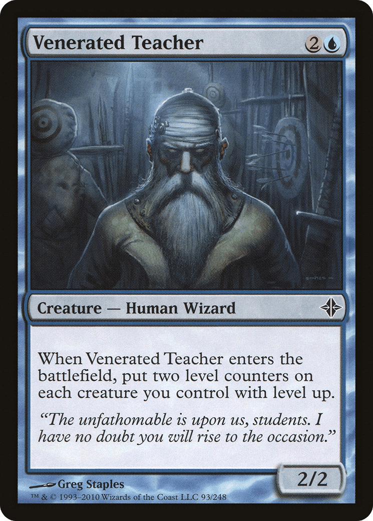 Venerated Teacher [Rise of the Eldrazi] Foil