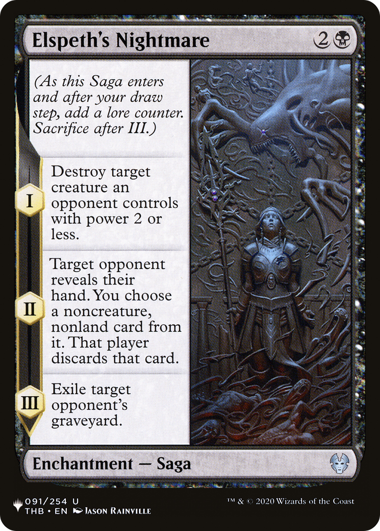 Elspeth's Nightmare |  (THB-91) [The List]