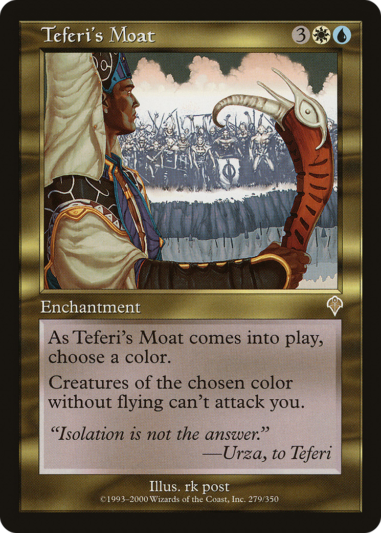 Teferi's Moat [Invasion] Foil