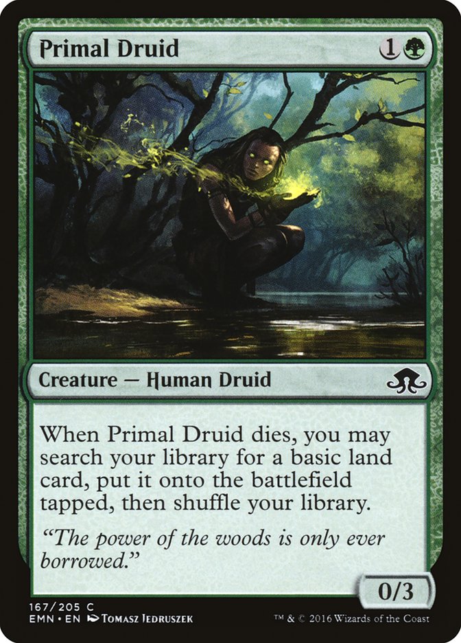 Primal Druid 167/205 (Eldritch Moon)  - Foil