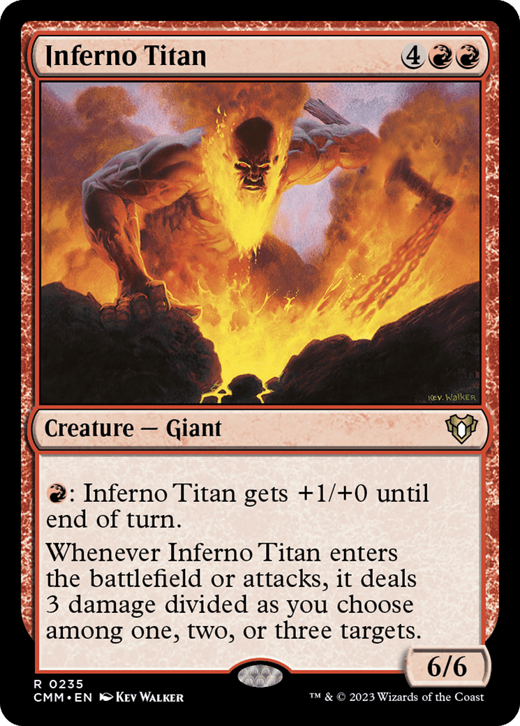 Inferno Titan [Commander Masters] Foil