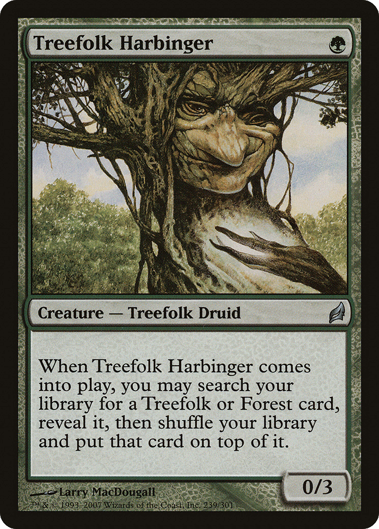 Treefolk Harbinger [Lorwyn] Foil