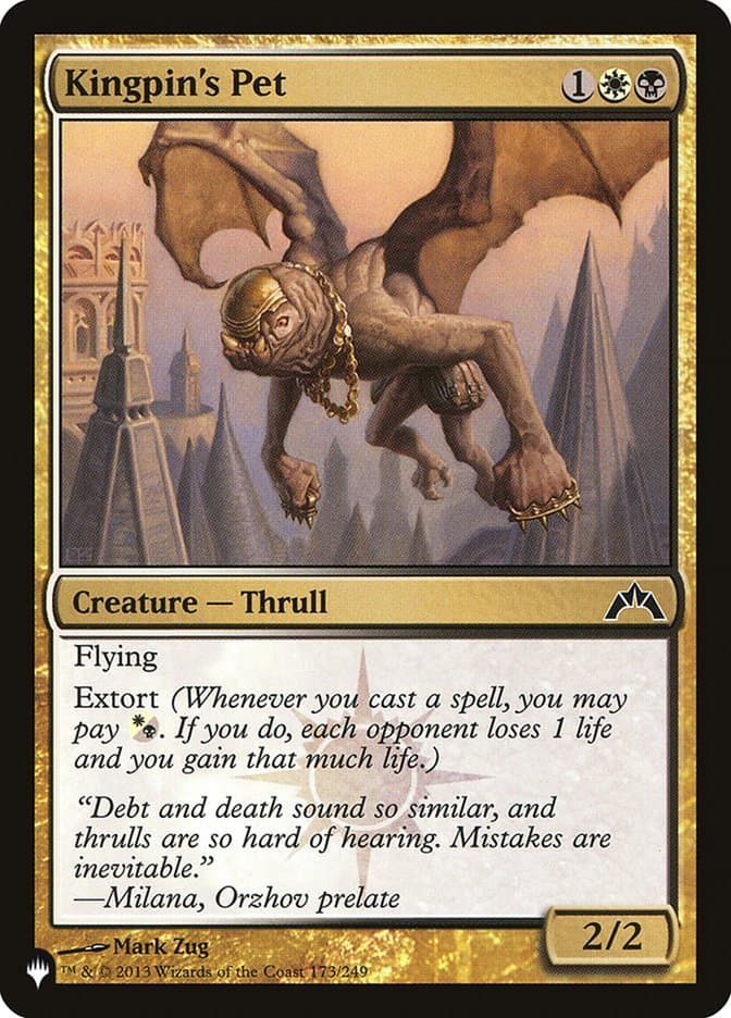 Kingpin's Pet |  (GTC-173) [The List]
