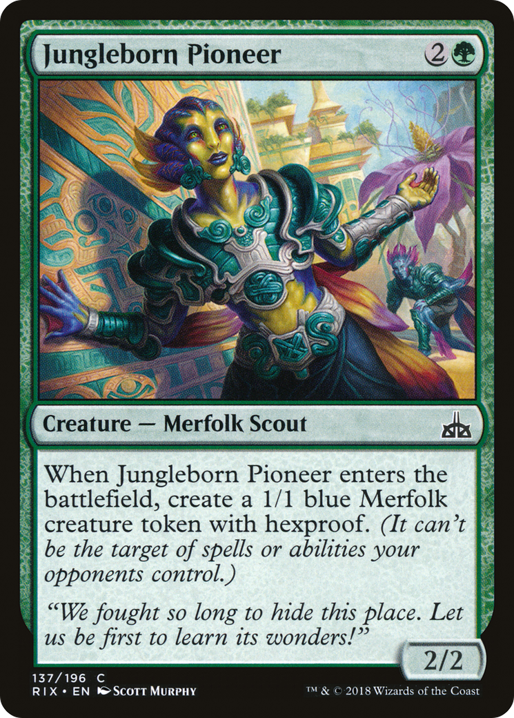Jungleborn Pioneer [Rivals of Ixalan] Foil