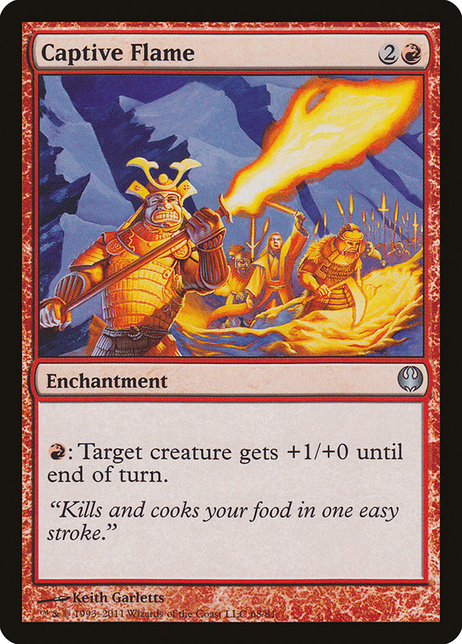 Captive Flame 68/81 (Duel Decks: Knights vs. Dragons) 