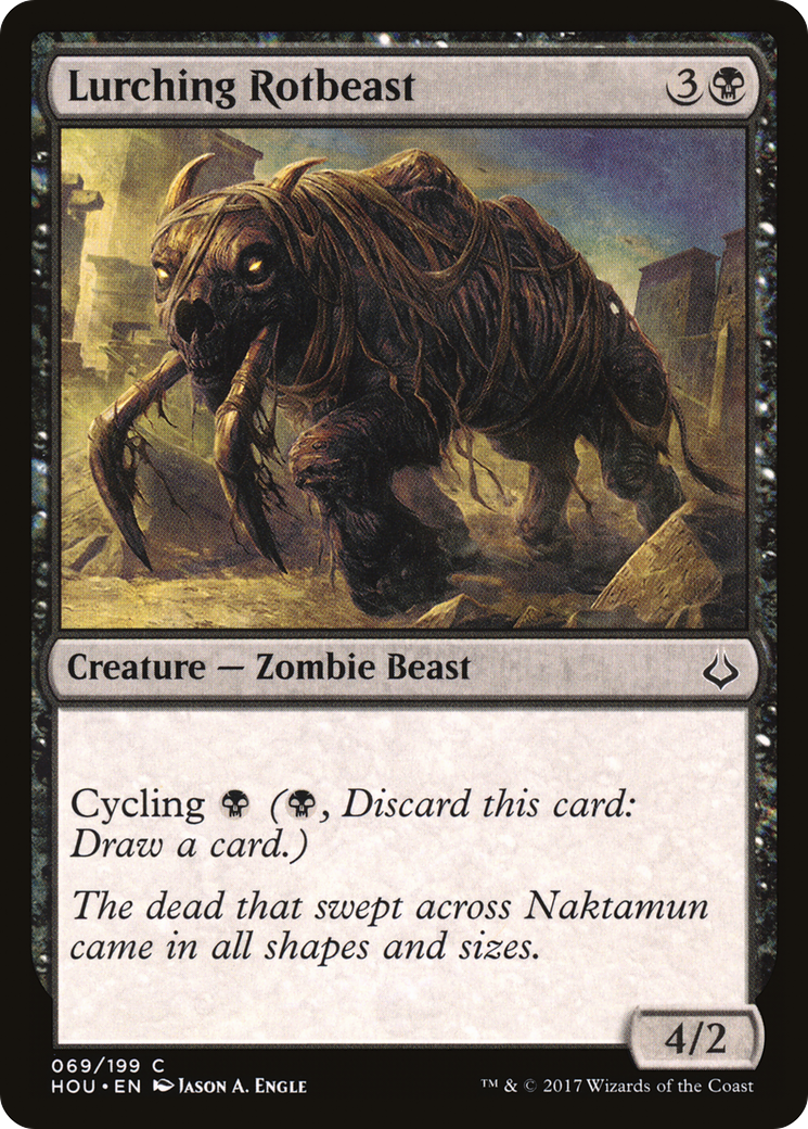 Lurching Rotbeast [Hour of Devastation] Foil