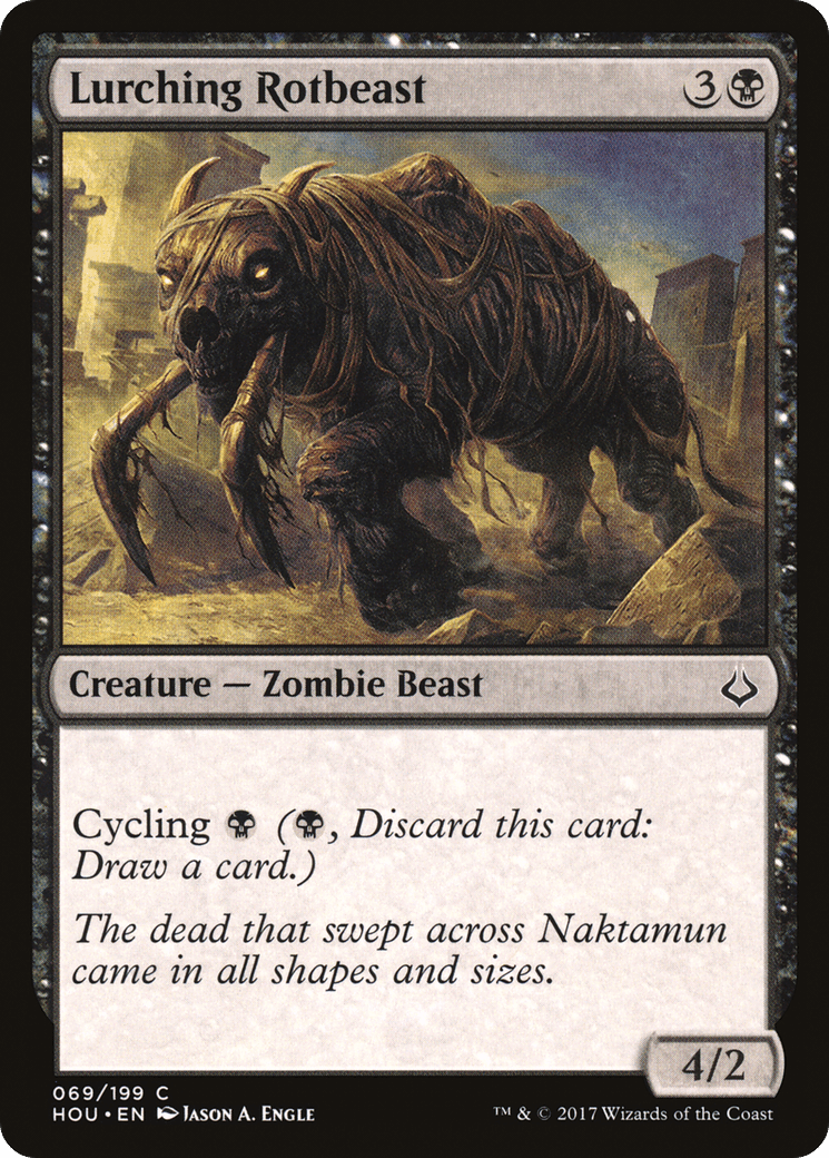 Lurching Rotbeast [Hour of Devastation] Foil