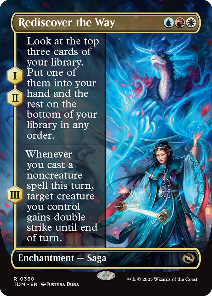 Rediscover the Way (Borderless) (388) [Tarkir: Dragonstorm]