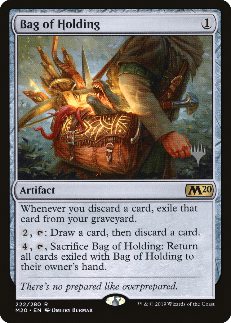 Bag of Holding (Promo Pack) [Core Set 2020 Promos] Foil