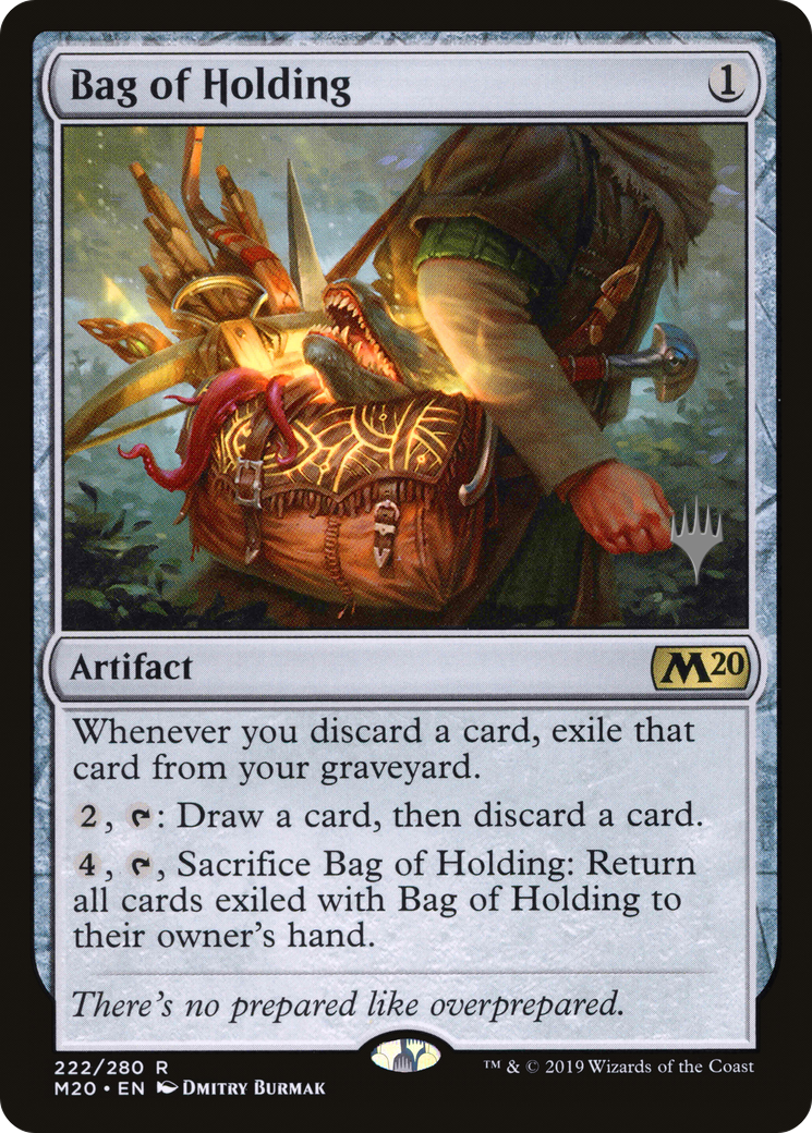 Bag of Holding (Promo Pack) [Core Set 2020 Promos] Foil