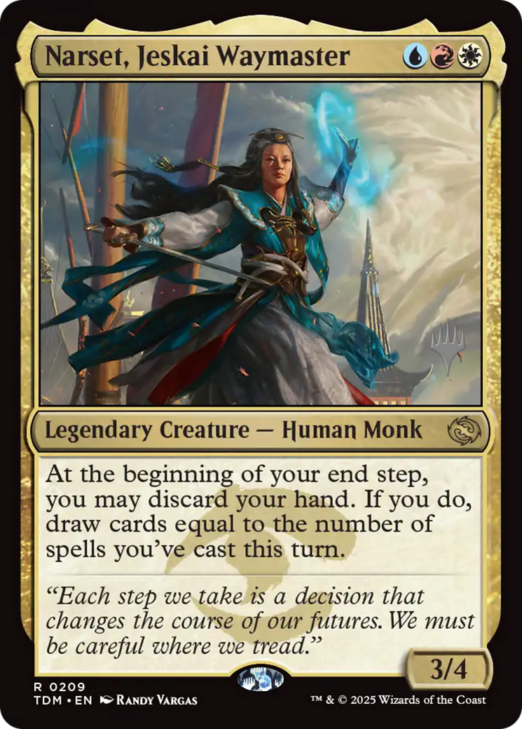 Narset, Jeskai Waymaster (209) [Promo Pack: Tarkir: Dragonstorm]