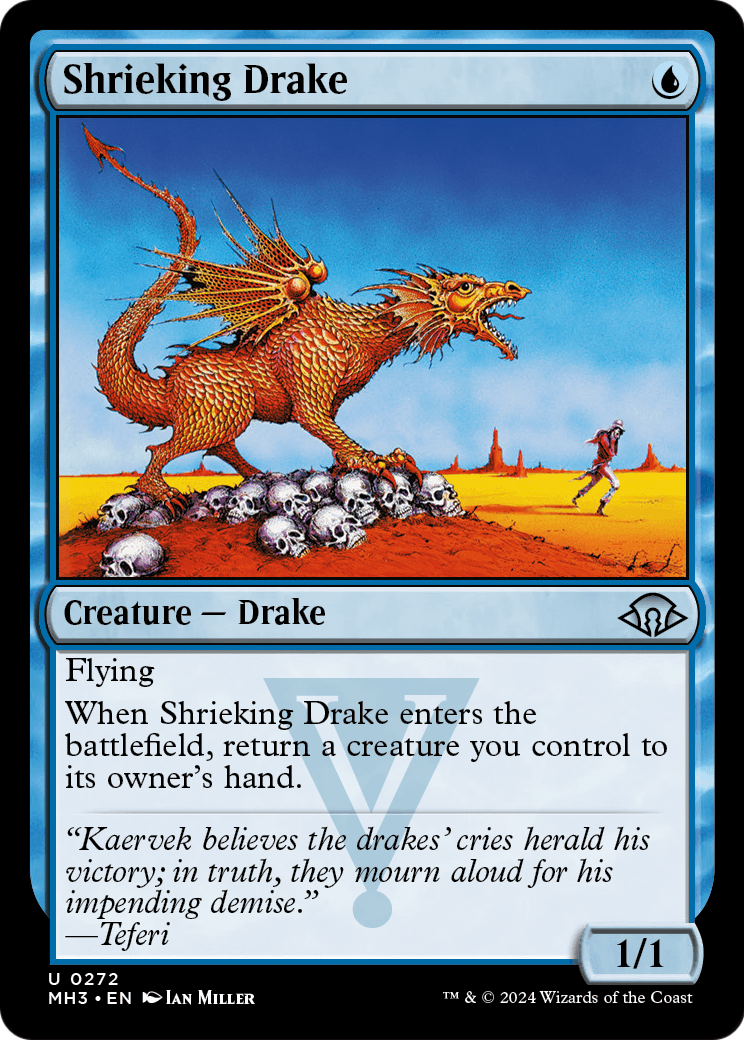 Shrieking Drake [Modern Horizons 3] Foil