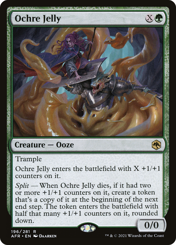 Ochre Jelly [Dungeons & Dragons: Adventures in the Forgotten Realms] Foil