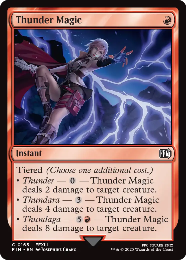 Thunder Magic (165) [FINAL FANTASY]