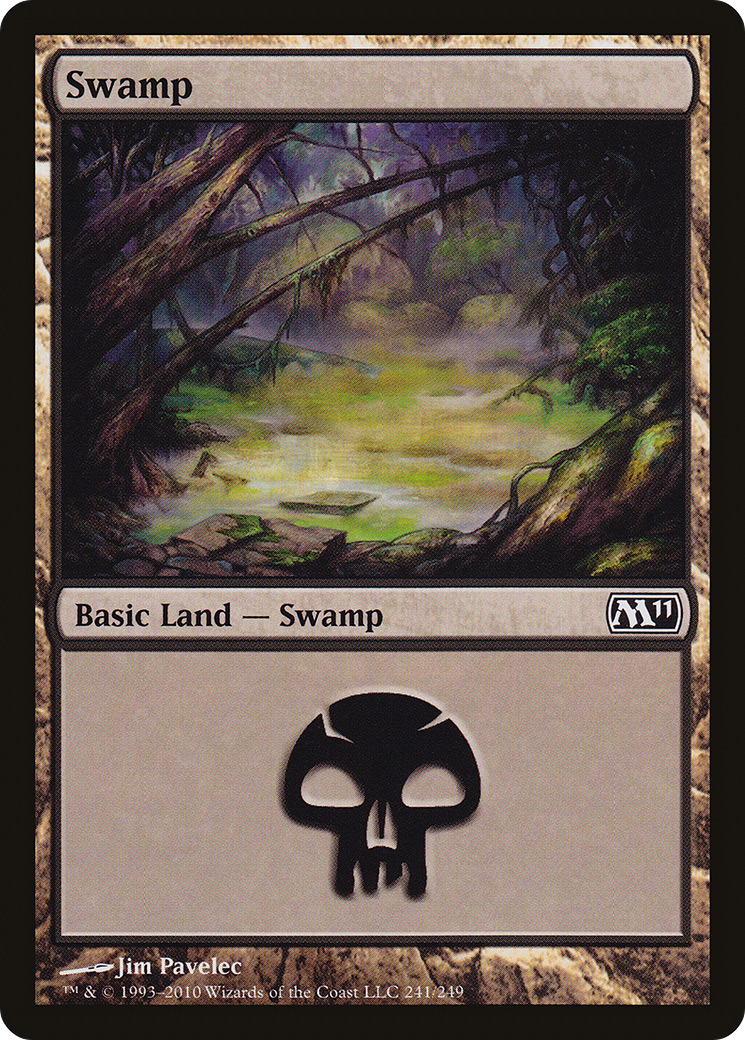 Swamp (241) [Magic 2011] Foil