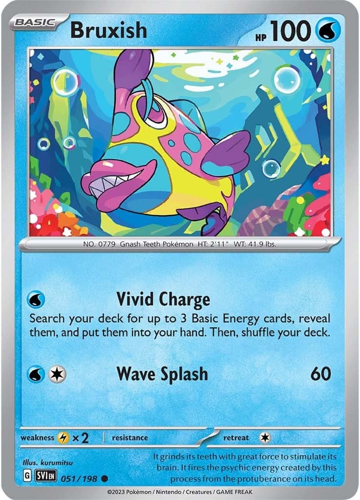 Bruxish 051  SV01 Scarlet & Violet Base Set - Common