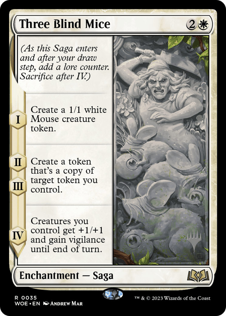 Three Blind Mice (Promo Pack) [Wilds of Eldraine Promos] Foil