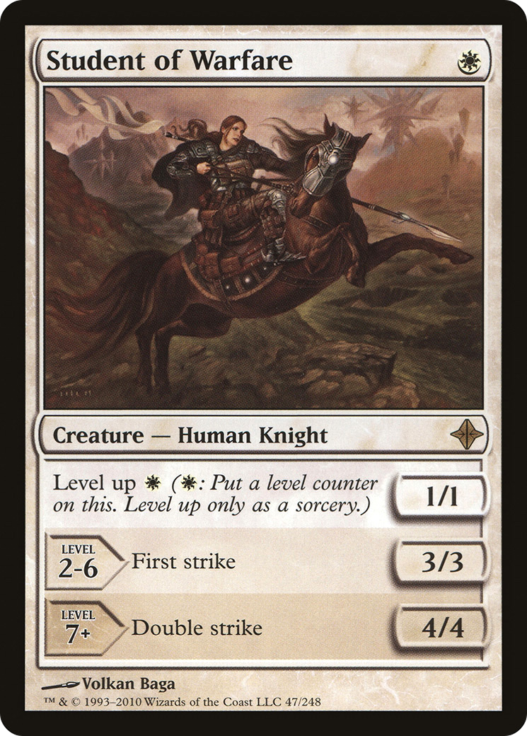 Student of Warfare [Rise of the Eldrazi] Foil