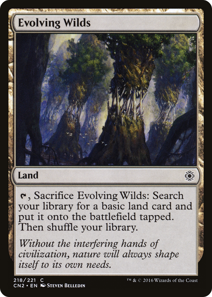 Evolving Wilds [Conspiracy: Take the Crown] Foil