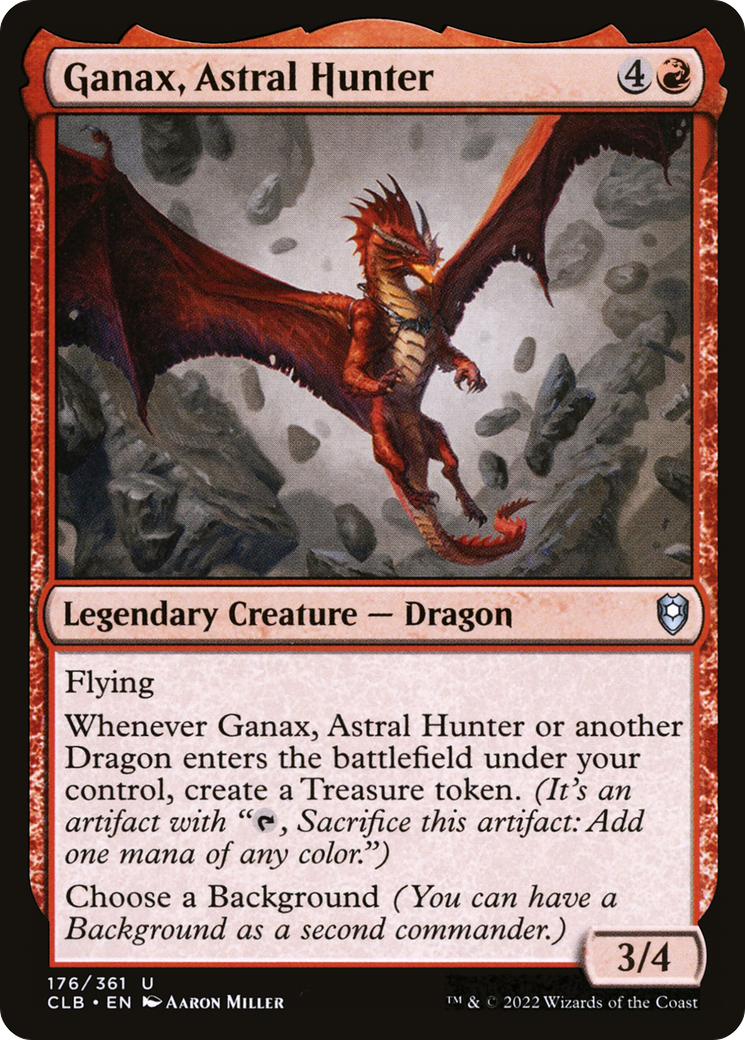 Ganax, Astral Hunter [Commander Legends: Battle for Baldur's Gate] Foil