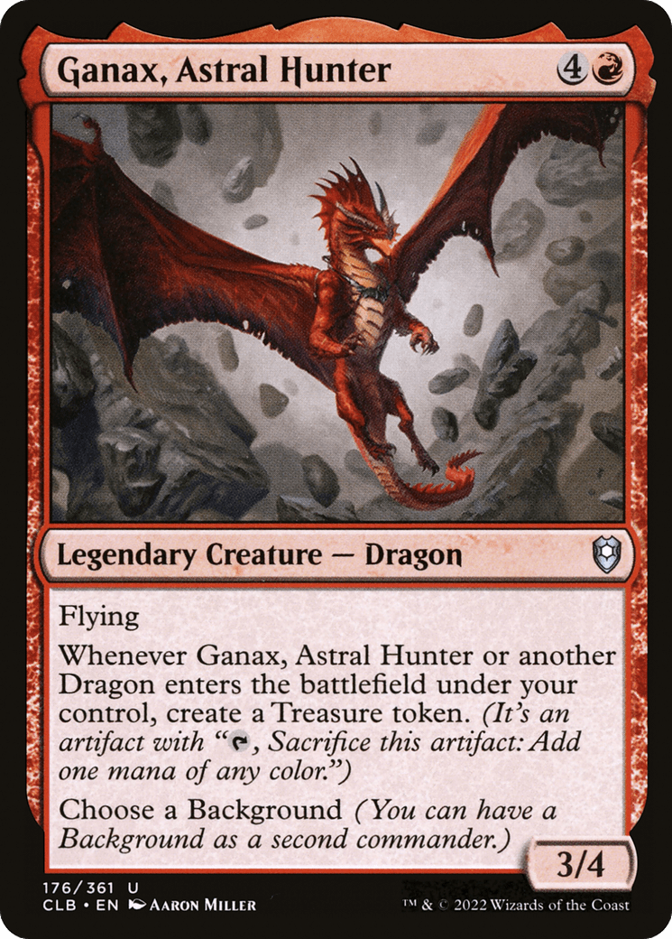 Ganax, Astral Hunter [Commander Legends: Battle for Baldur's Gate] Foil