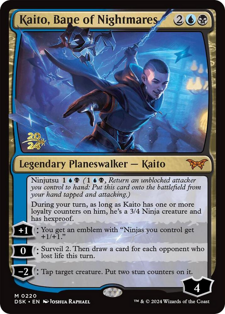 Kaito, Bane of Nightmares [Duskmourn: House of Horror Prerelease Promos]