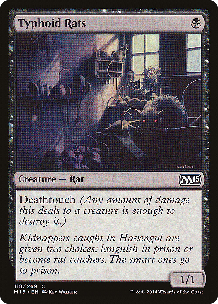 Typhoid Rats [Magic 2015] Foil