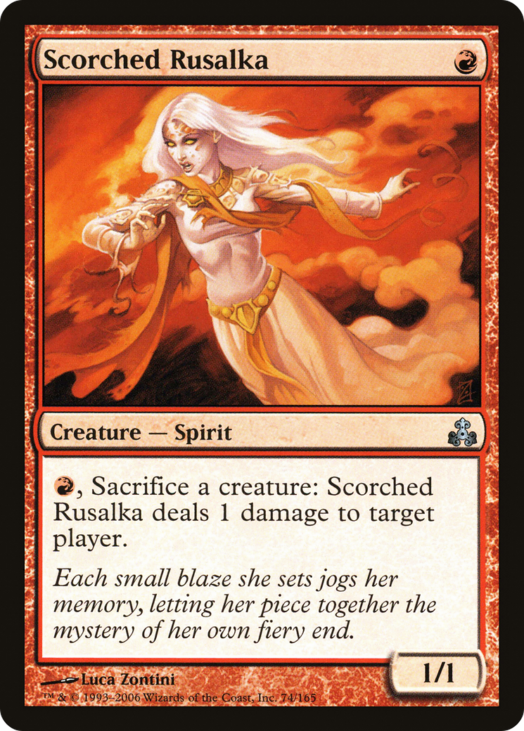 Scorched Rusalka [Guildpact] Foil