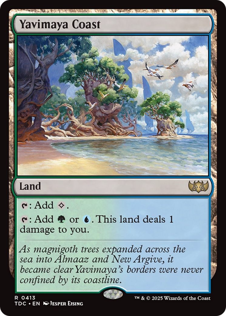 Yavimaya Coast (413) [Commander: Tarkir: Dragonstorm]