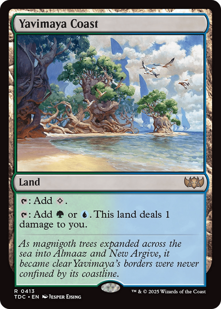 Yavimaya Coast (413) [Commander: Tarkir: Dragonstorm]
