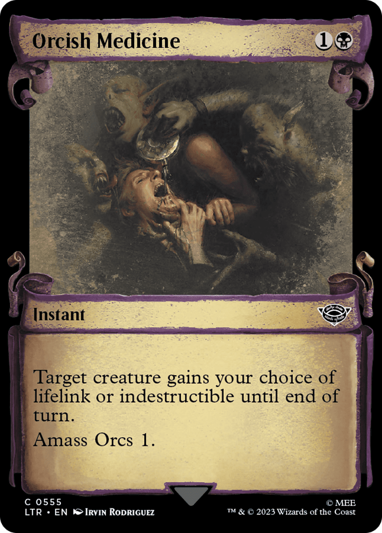 Orcish Medicine [The Lord of the Rings: Tales of Middle-Earth Showcase Scrolls] Foil