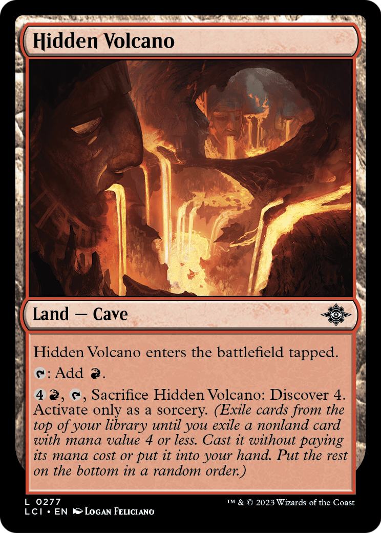 Hidden Volcano [The Lost Caverns of Ixalan] Foil