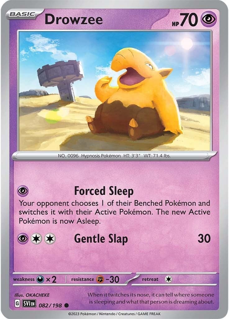 Drowzee 082/198 - SV01 Scarlet & Violet Base Set Reverse Holofoil