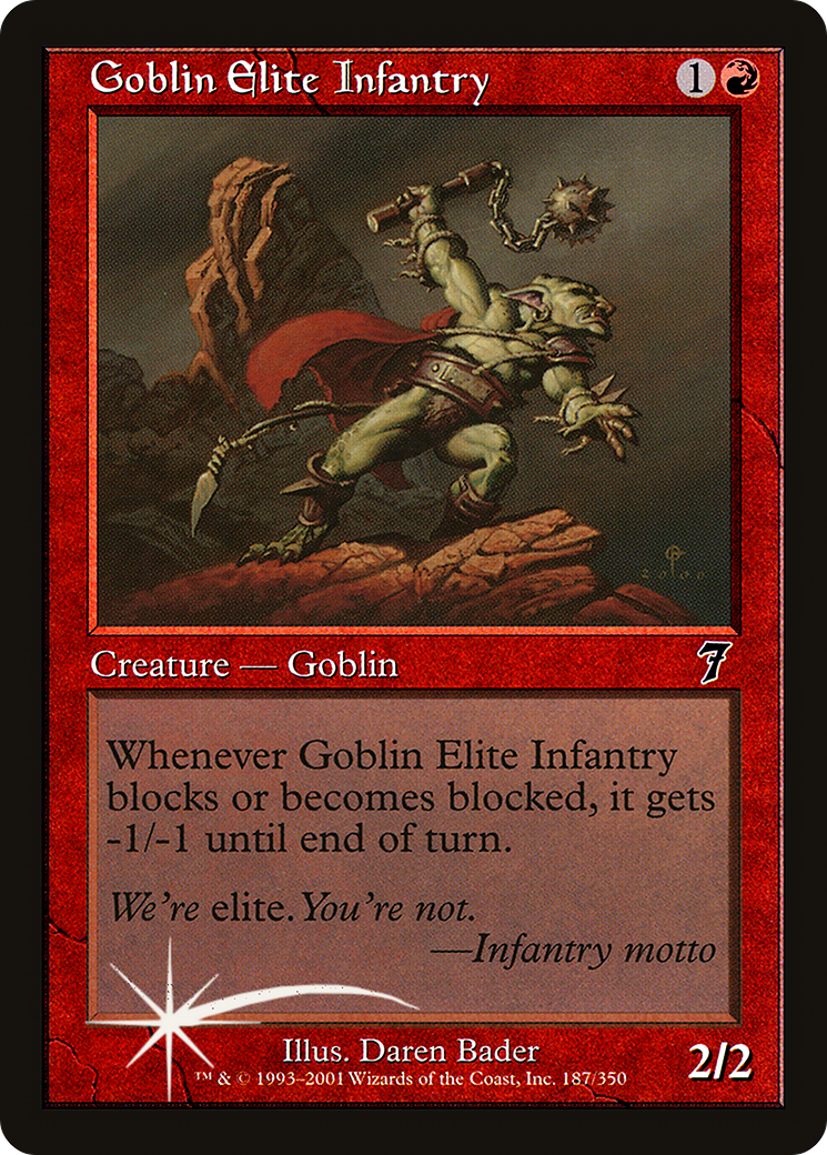 Goblin Elite Infantry [Seventh Edition] Foil