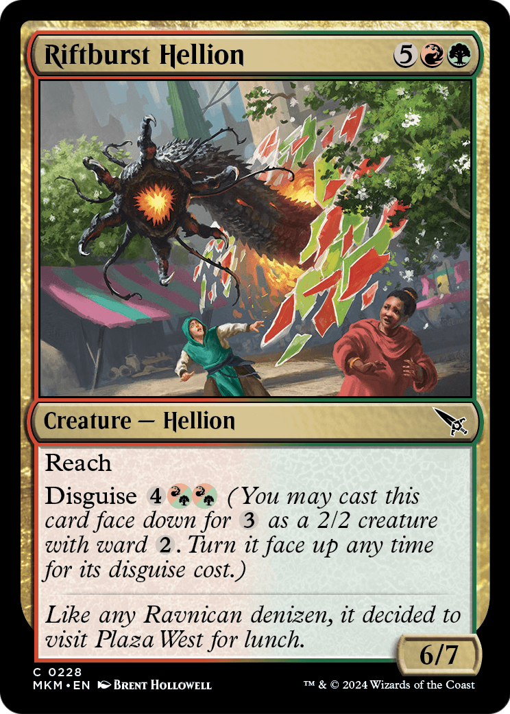 Riftburst Hellion [Murders at Karlov Manor] Foil