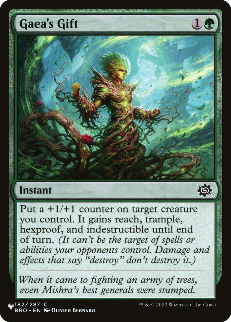 Gaea's Gift |  (BRO-182) [The List]