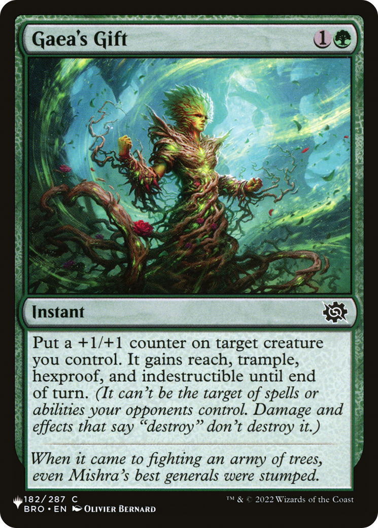 Gaea's Gift |  (BRO-182) [The List]