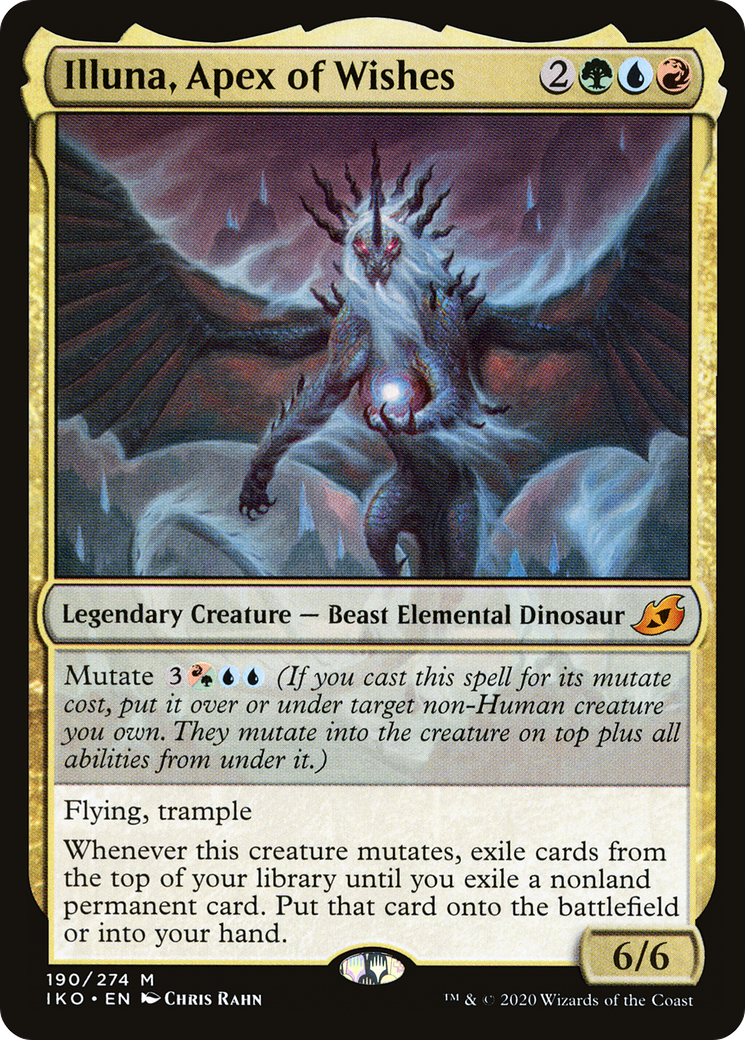 Illuna, Apex of Wishes [Ikoria: Lair of Behemoths] Foil