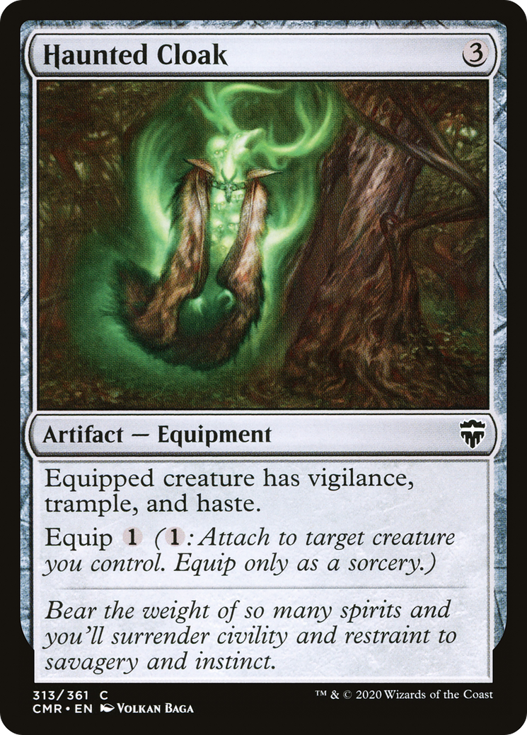 Haunted Cloak (313) [Commander Legends] Foil