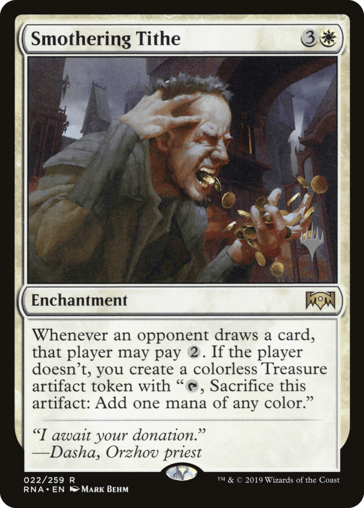 Smothering Tithe (Promo Pack) [Ravnica Allegiance Promos] Foil