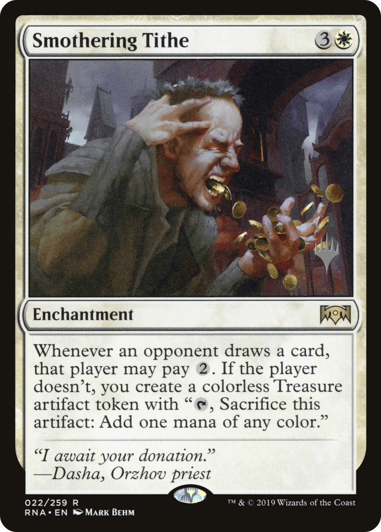 Smothering Tithe (Promo Pack) [Ravnica Allegiance Promos] Foil