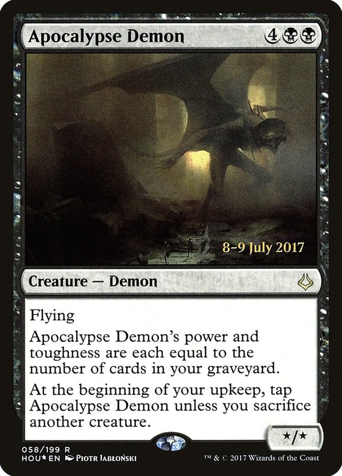 Apocalypse Demon 58s/62 (Prerelease Cards)  - PreRelease Foil