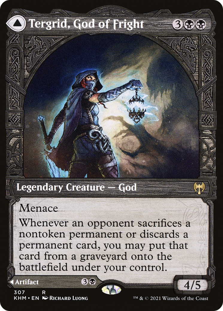 Tergrid, God of Fright // Tergrid's Lantern (Showcase) [Kaldheim] Foil