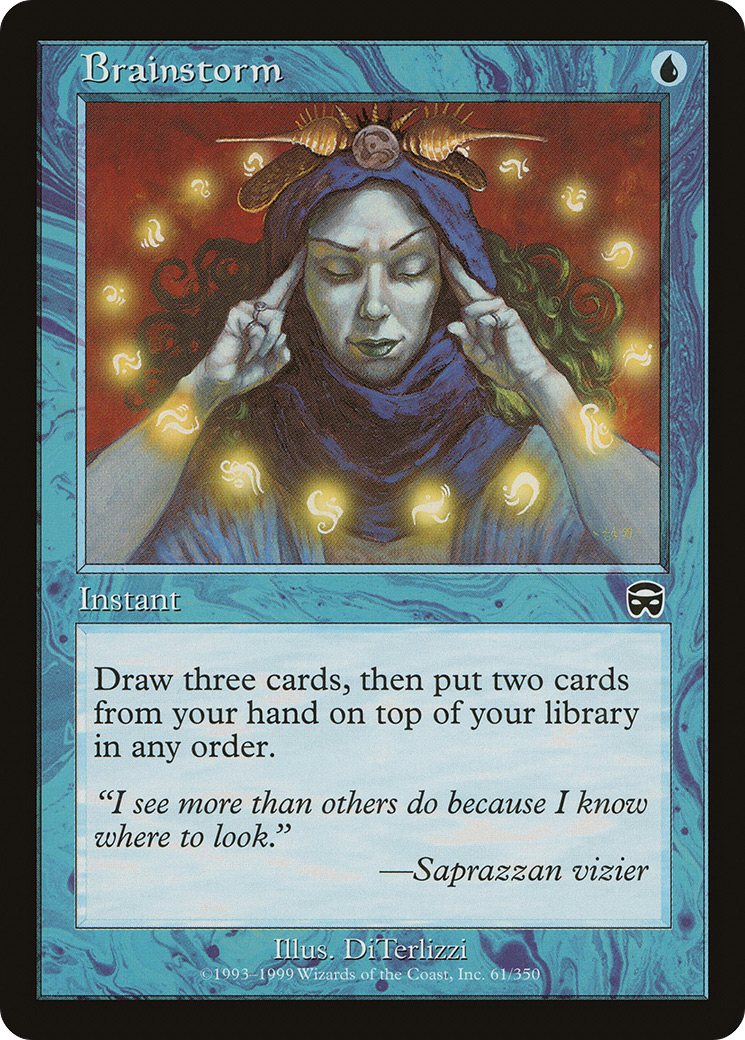 Brainstorm [Mercadian Masques] Foil