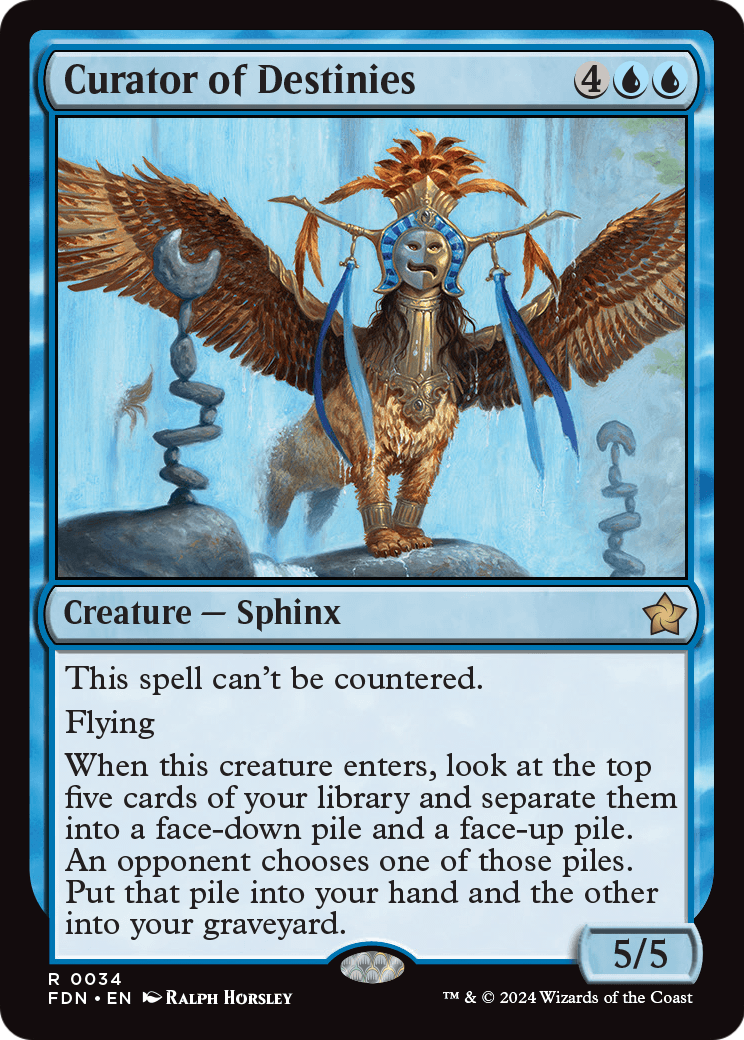 Curator of Destinies (FDN-034) - Foundations Foil